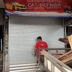 Jasa pasang rolling door galvalum mangga dua
