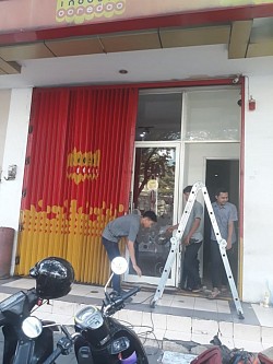 Service folding gate galaxi di bekasi