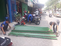 Service folding gate cikarang